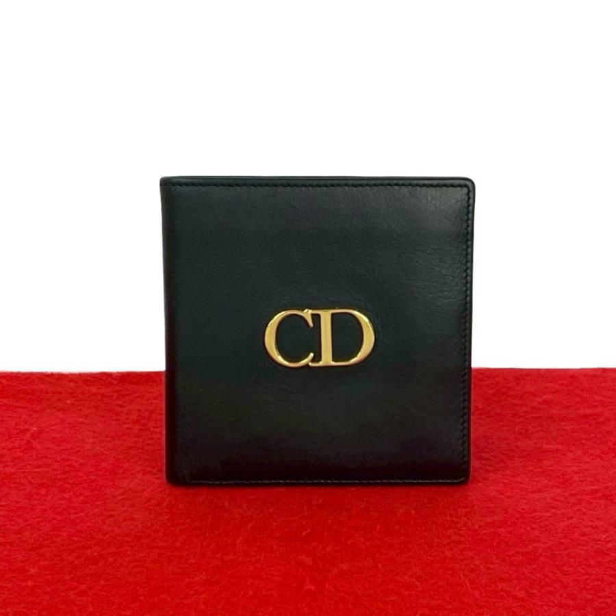 極美品 ディオール マネークリップ CDロゴ 財布 札入れ カード