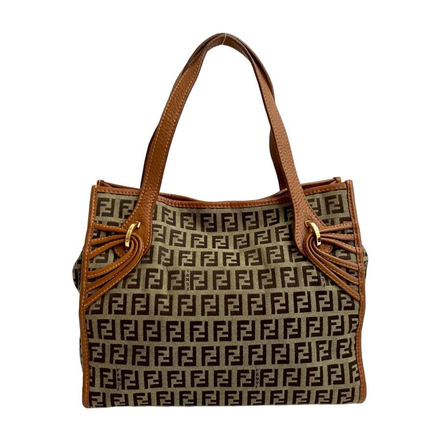 FENDI（フェンディ） 極 美品 袋付き ズッキーノ FF 柄 ロゴ