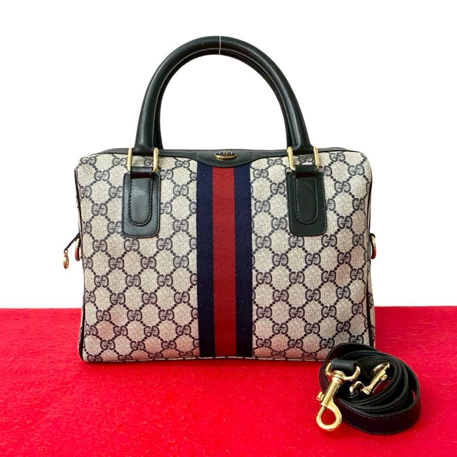 【極美品】GUCCI グッチ 2way ハンドバッグ シェリーライン GUCCI（グッチ） 極 美品 オールドグッチ シェリーライン GG ロゴ 金具