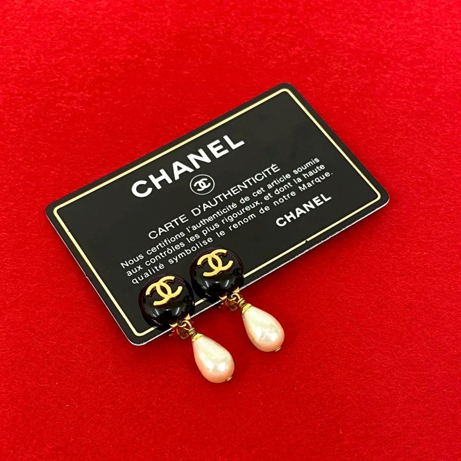 レア CHANEL ヴィンテージ パールイヤリング ココマーク 96P 【公式通販】