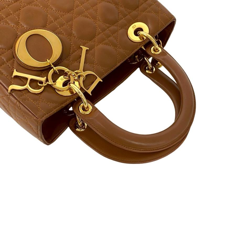 極 美品 Christian Dior ディオール レディディオール カナージュ