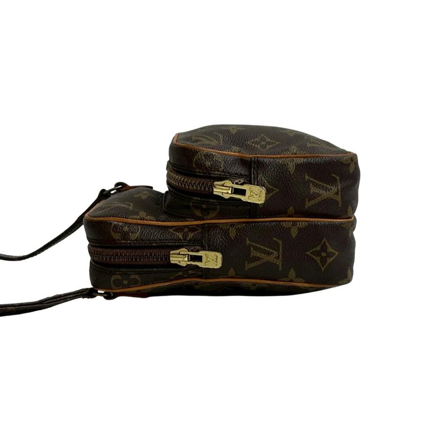 極 美品 LOUIS VUITTON ルイヴィトン ヴィンテージ アマゾン モノグラム レザー 本革 ショルダーバッグ ポシェット ブラウン ph2-9 LOUIS VUITTON（ルイ・ヴィトン） 極 美品 ヴィンテージ アマゾン