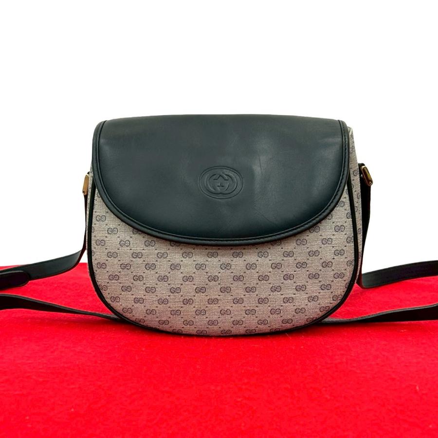 GUCCI（グッチ） 極 美品 希少品 オールドグッチ マイクロGG ロゴ 柄