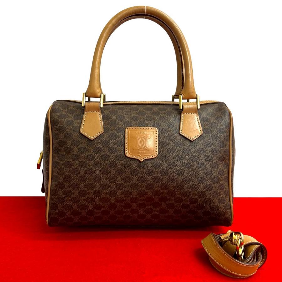 CELINE（セリーヌ） 極 美品 マカダム ブラゾン トリオンフ 柄