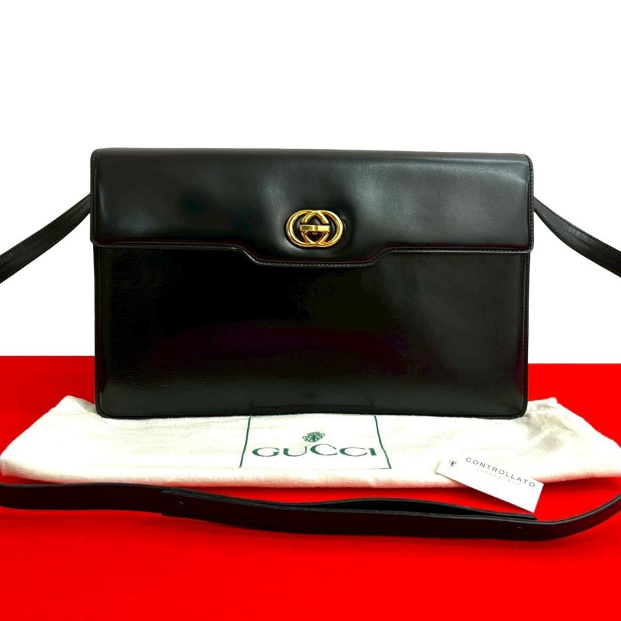 GUCCI（グッチ） 極 美品 袋付き オールドグッチ ヴィンテージ GG ロゴ 
