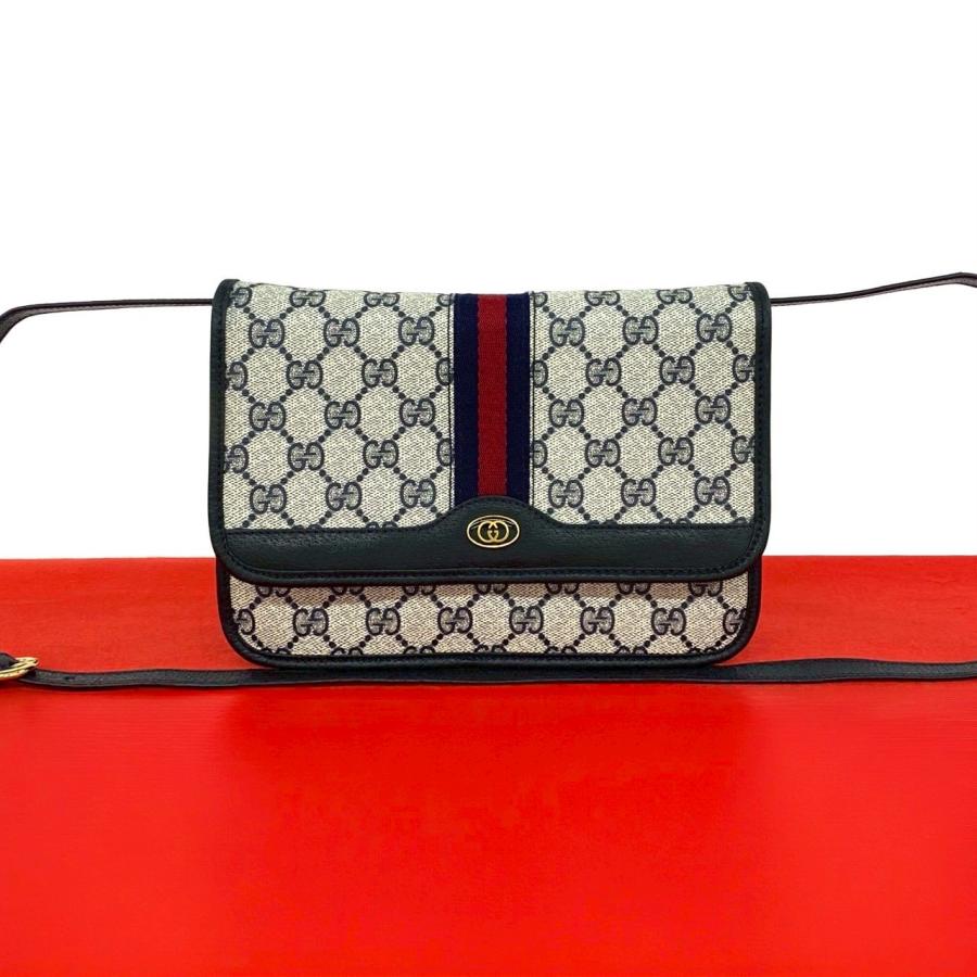 ✨GUCCI✨グッチ✨GG柄✨シェリーライン✨ヴィンテージ✨ショルダーバッグ✨ GUCCI（グッチ） 極 美品 オールドグッチ ヴィンテージ シェリーライン