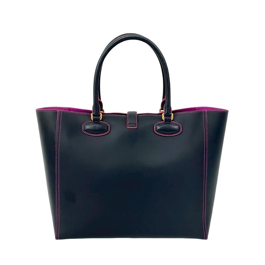 LOEWE（ロエベ） 極 美品 レオ アナグラム ロゴ トートバッグ レザー