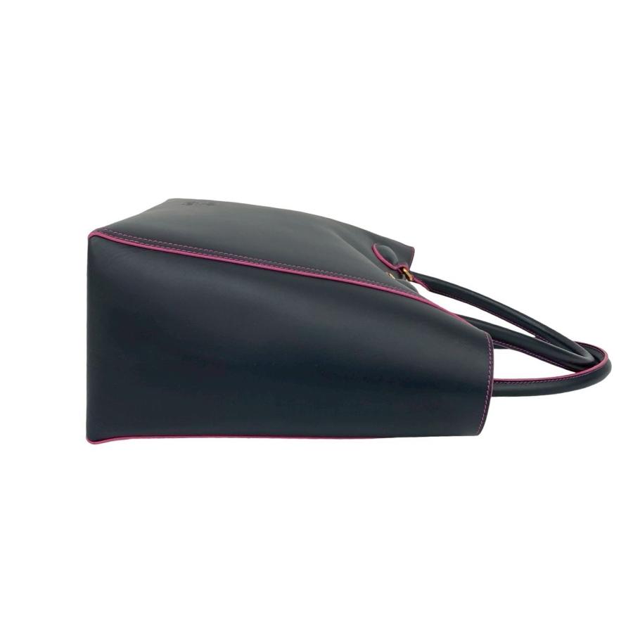 LOEWE（ロエベ） 極 美品 レオ アナグラム ロゴ トートバッグ レザー