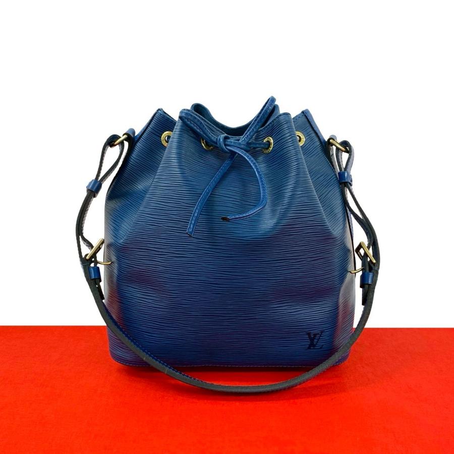 あいか  ヴィトン ショルダーバッグ プチノエ 青 美品 LOUIS VUITTON（ルイ・ヴィトン） 極 美品 ヴィンテージ プチ ノエ