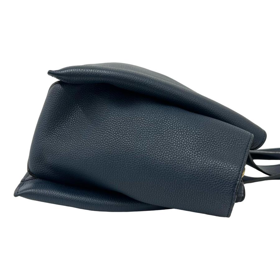 CELINE（セリーヌ） 極 美品 トライフォールド ロゴ レザー 本革