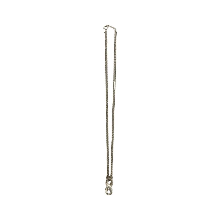 TIFFANY&Co.（ティファニー） 極 美品 インフィニティ ダブルチェーン