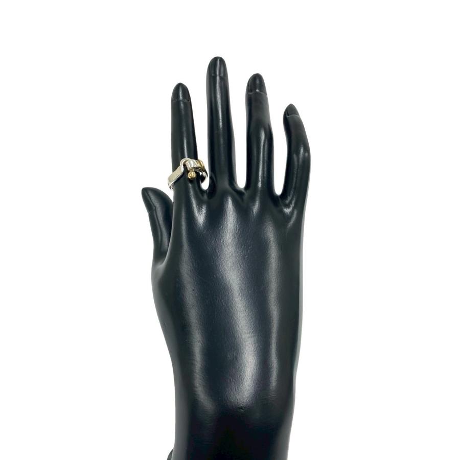 TIFFANY&Co.（ティファニー） 極 美品 ラブノット リング フック＆アイ