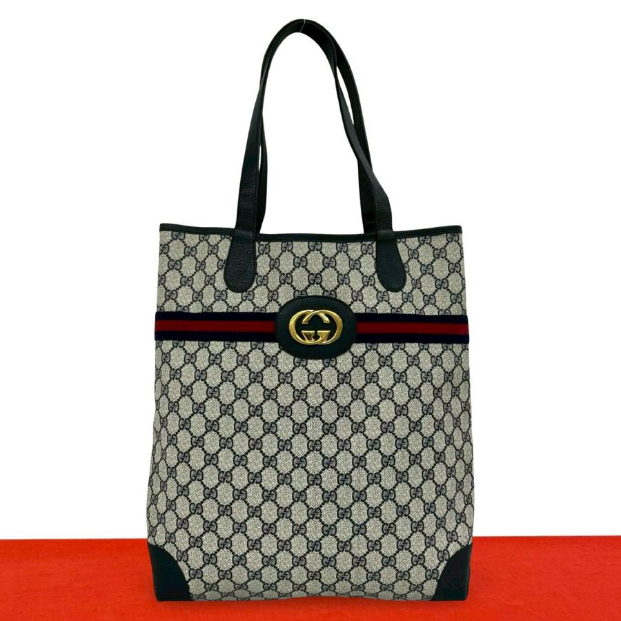 専用GUCCI オールドグッチ シェリーライン GG柄レザー トートバッグ GUCCI（グッチ） 極 美品 オールドグッチ ヴィンテージ シェリーライン