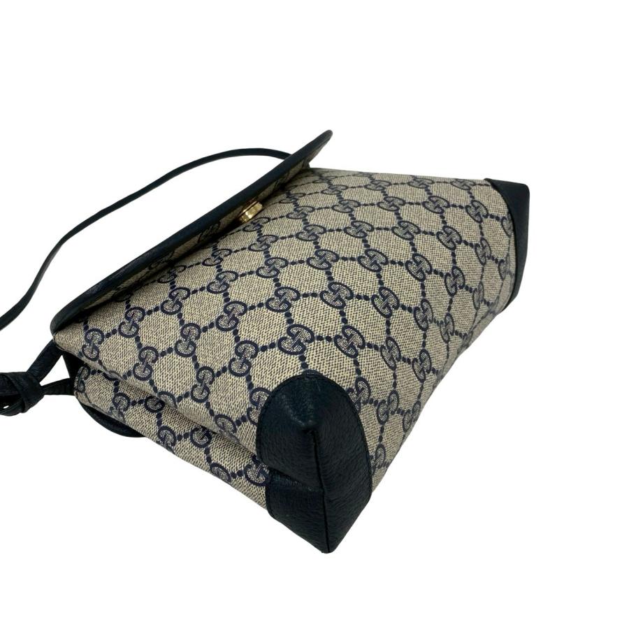 GUCCI（グッチ） 極 美品 オールドグッチ GG ロゴ 柄 レザー 本革 ミニ