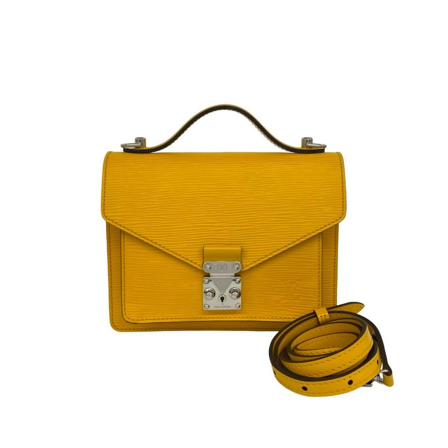 LOUIS VUITTON（ルイ・ヴィトン） 極 美品 モンソー BB エピ レザー 本 