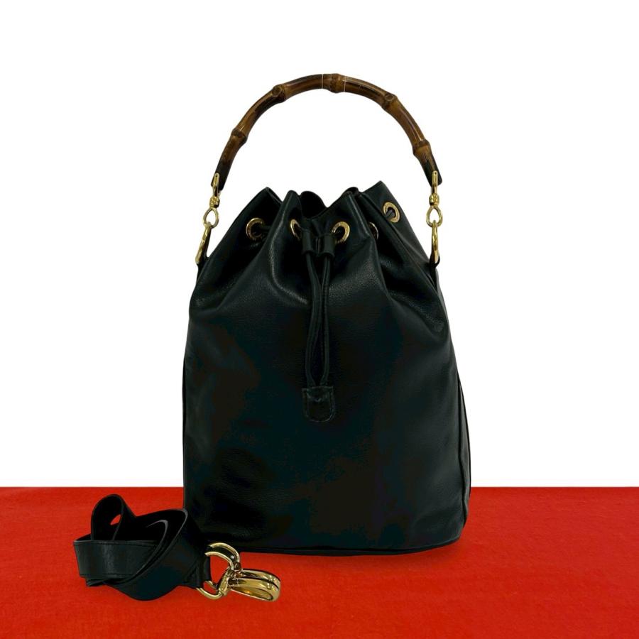 【希少レア】GUCCI オールドグッチバンブー　2way ショルダーハンドバッグ GUCCI（グッチ） 極 美品 オールドグッチ ヴィンテージ バンブー
