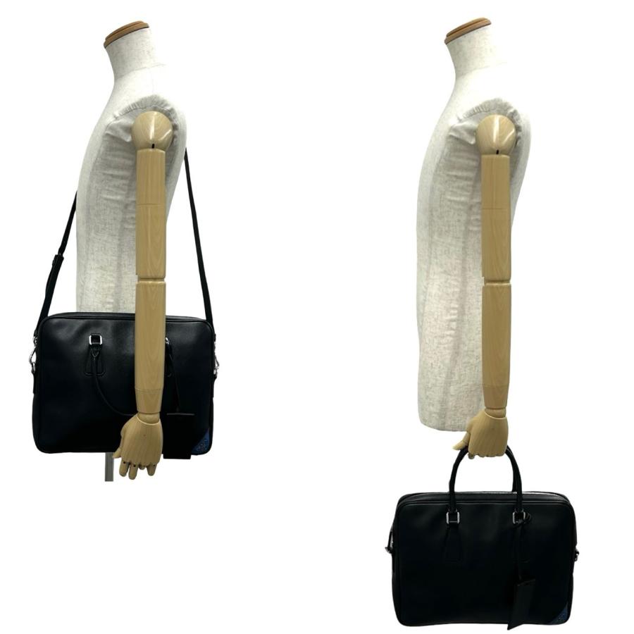 PRADA（プラダ） 極 美品 希少品 ロゴ サフィアーノ レザー 本革 2way