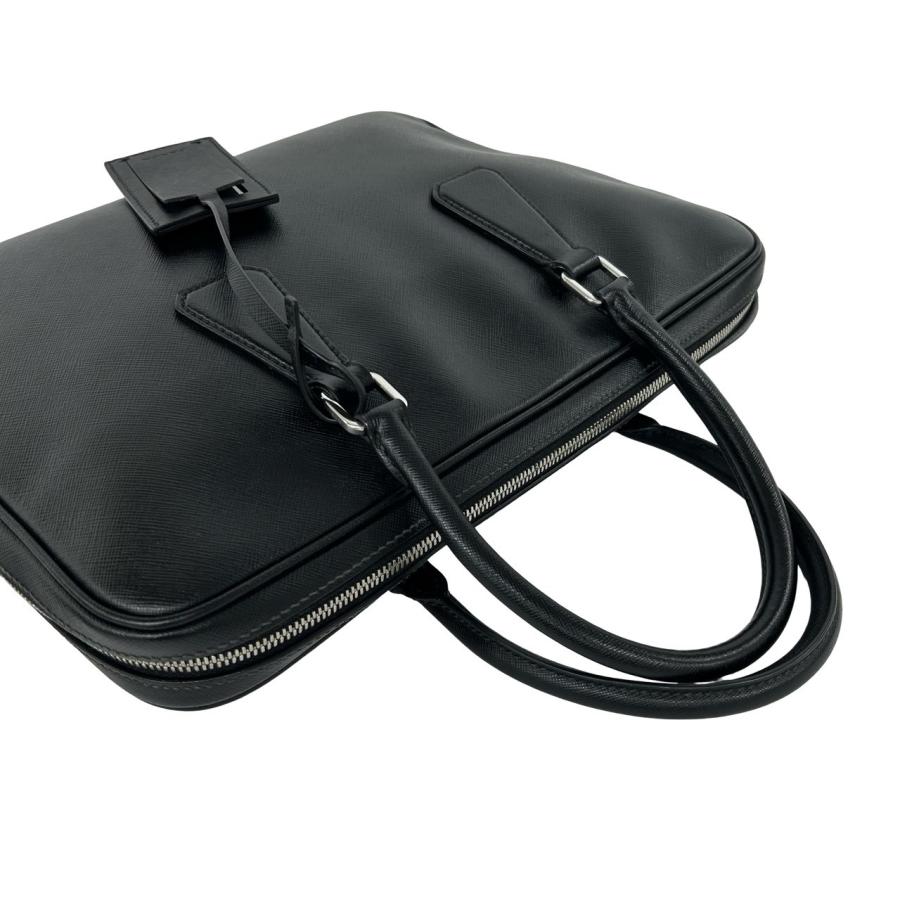 PRADA（プラダ） 極 美品 希少品 ロゴ サフィアーノ レザー 本革 2way