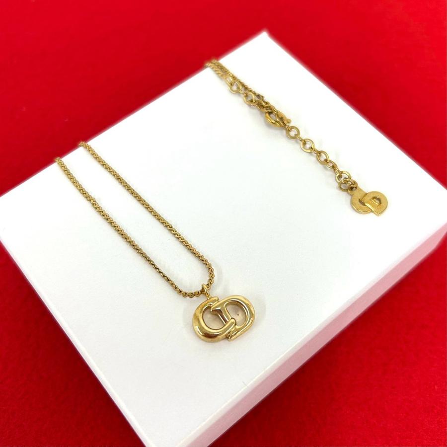 Dior クリスチャンディオール　ネックレス ゴールド ヴィンテージ　CDロゴ 極 美品 Christian Dior クリスチャン ディオール ヴィンテージ CD