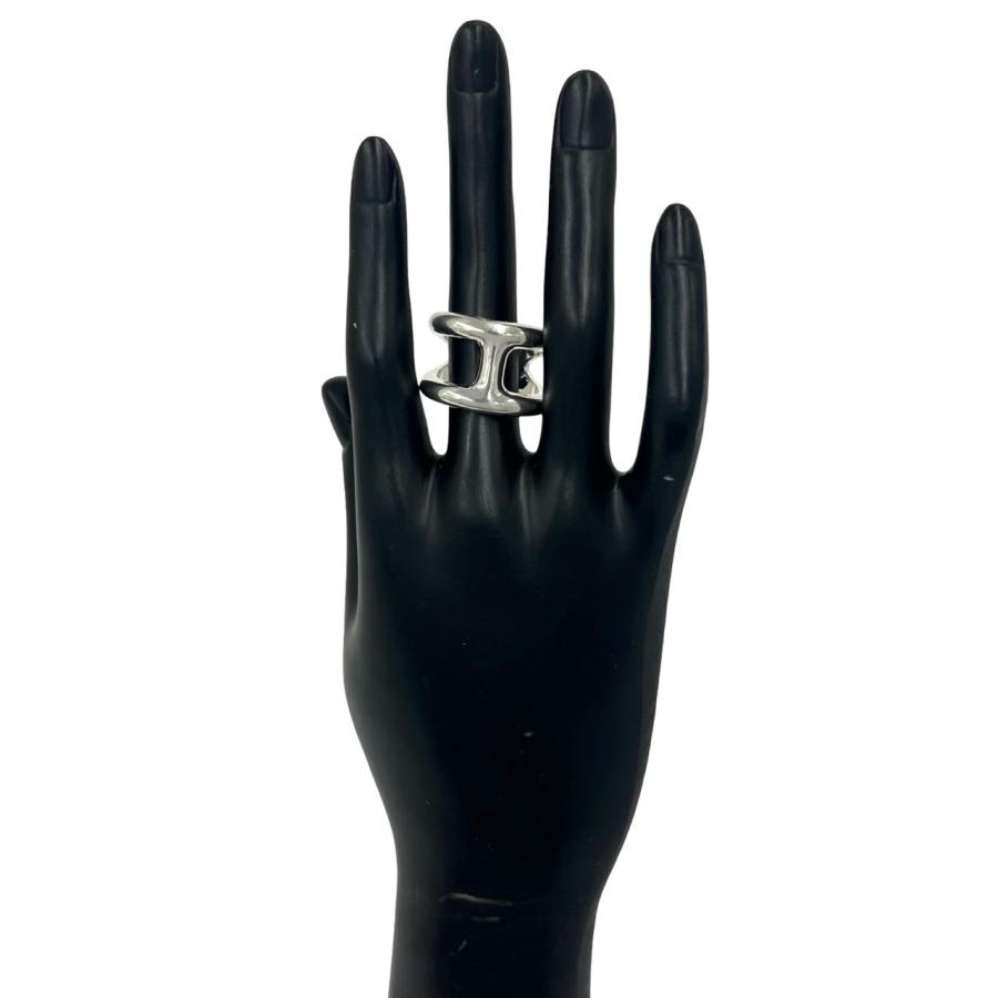 HERMES（エルメス） 極 美品 箱付き オスモズ GM リング シルバー925