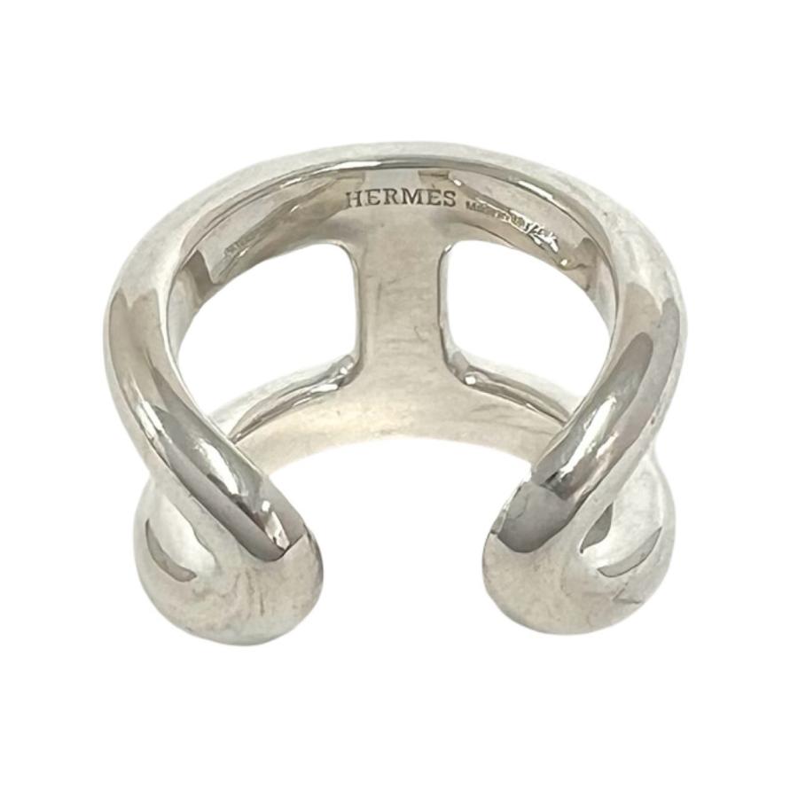 HERMES（エルメス） 極 美品 箱付き オスモズ GM リング シルバー925