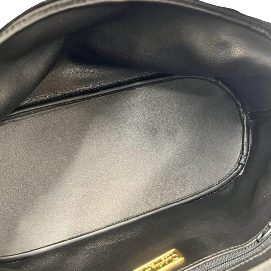 極 美品 Christian Dior ディオール ヴィンテージ CD ロゴ 金具 レザー