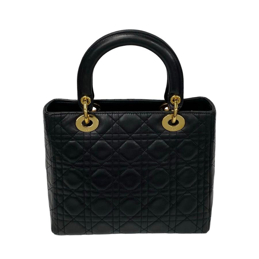 極 美品 Christian Dior ディオール レディディオール カナージュ ロゴ