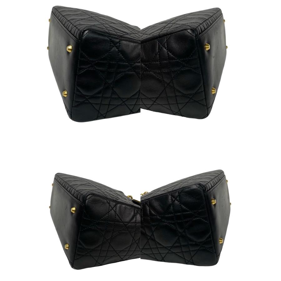 極 美品 Christian Dior ディオール レディディオール カナージュ ロゴ