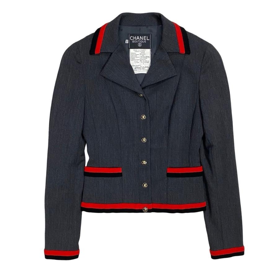 シャネル❤️ヴィンテージのお上品なジャケット・コート❤️ボタンいっぱい❤️素敵 シャネル❤️ヴィンテージのお上品なジャケット・コート❤️ボタン