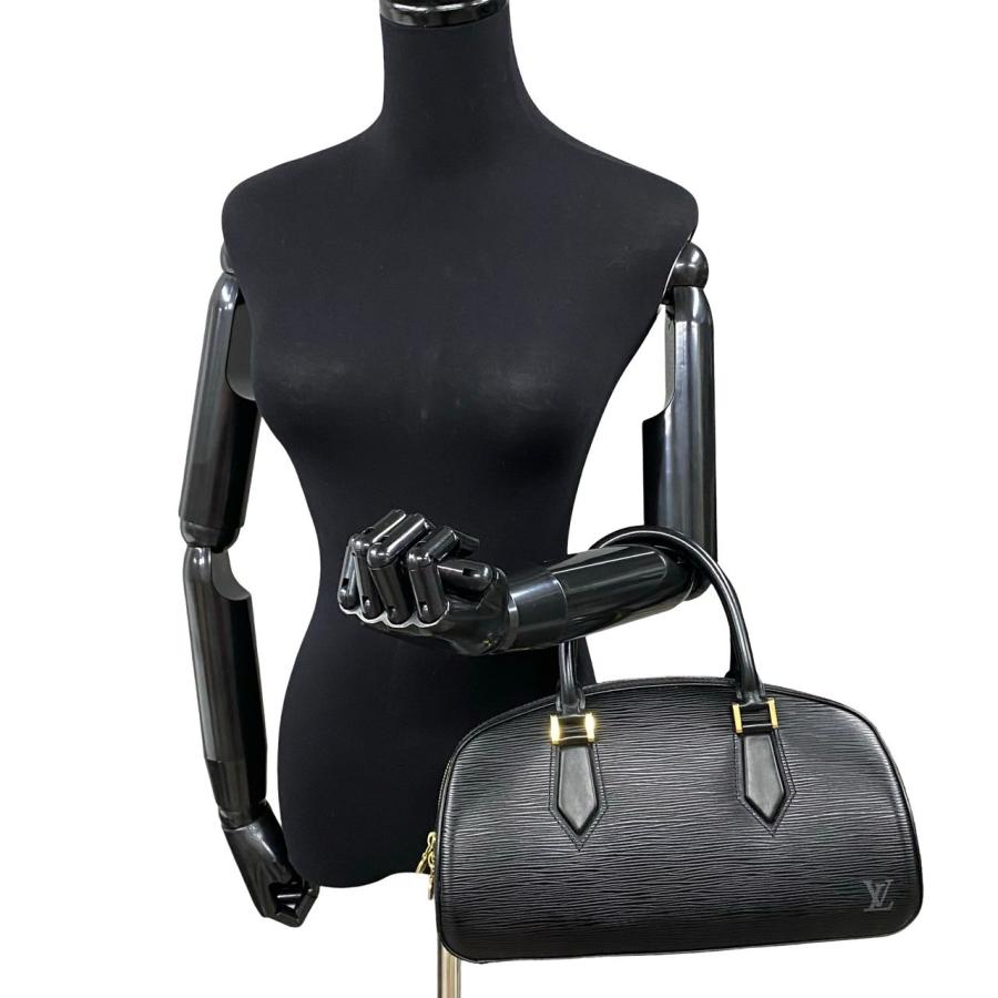 美品　ルイヴィトン　エピ ジャスミン ハンドバッグ トートバッグ ブラック LOUIS VUITTON ルイヴィトン ジャスミン エピ ハンドバッグ エピレザー
