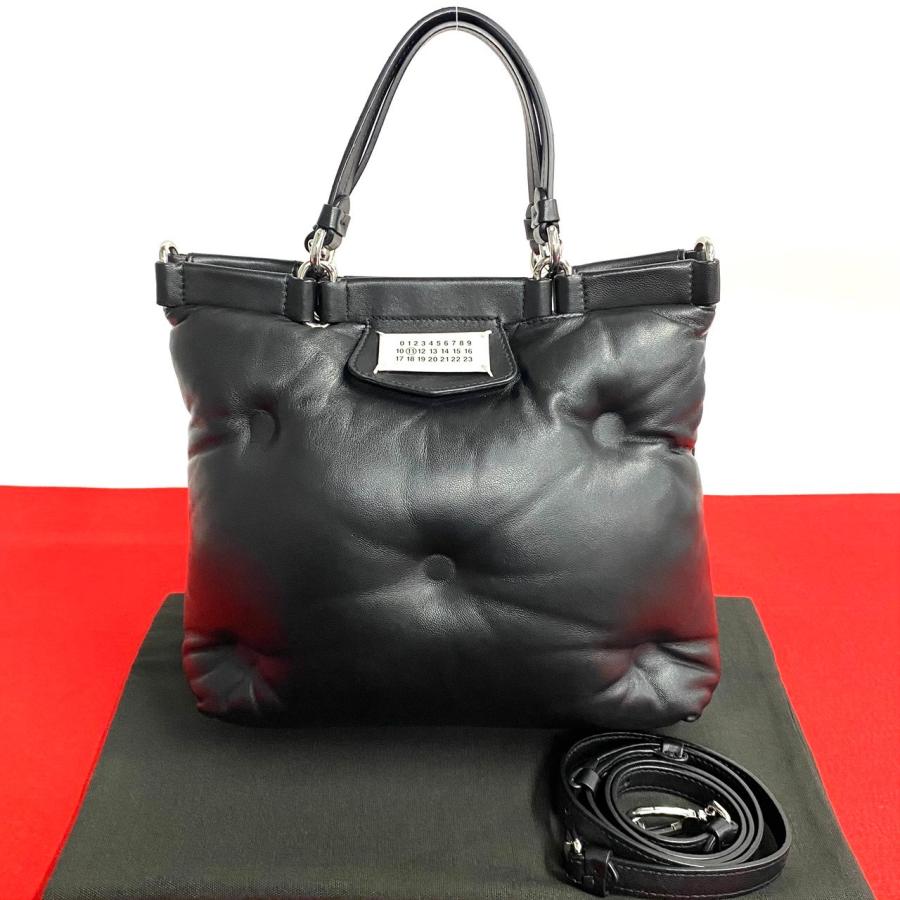 極 美品 袋付 MAISON MARGIELA メゾンマルジェラ グラムスラム レザー  