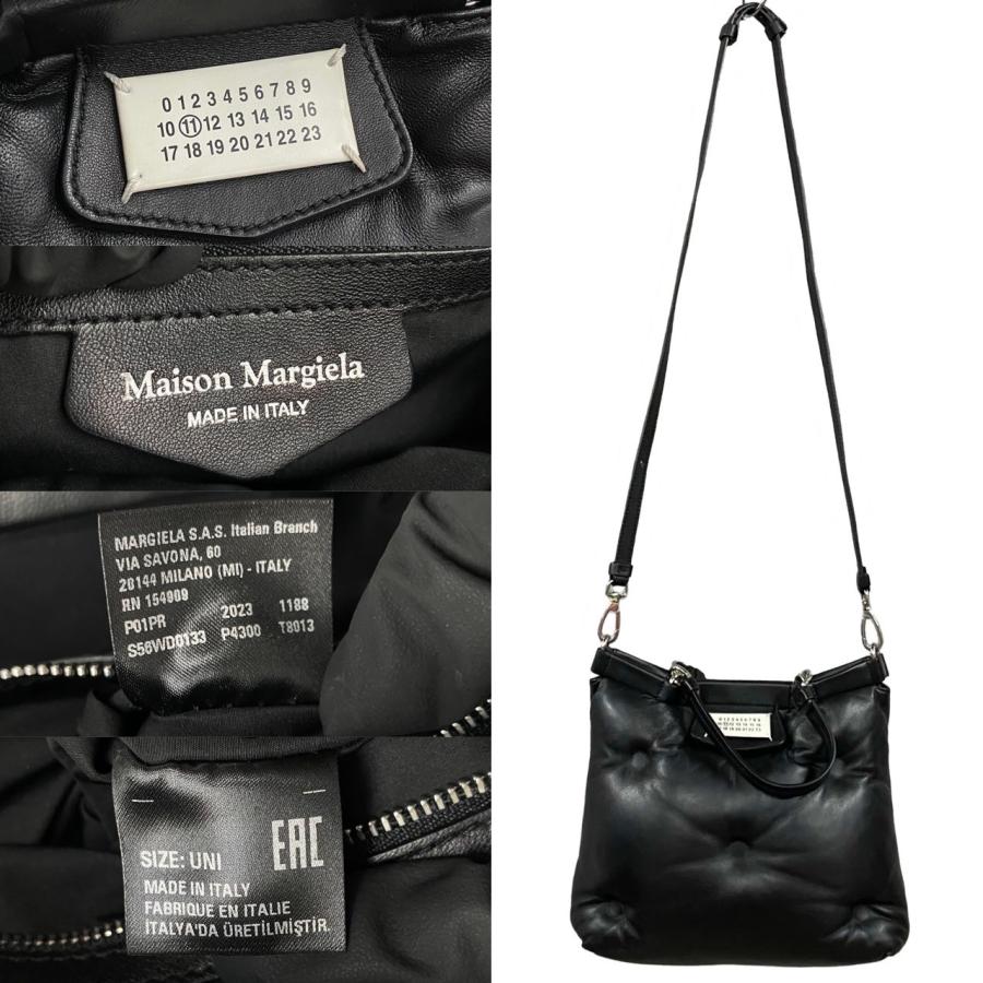 極 美品 袋付 MAISON MARGIELA メゾンマルジェラ グラムスラム レザー 