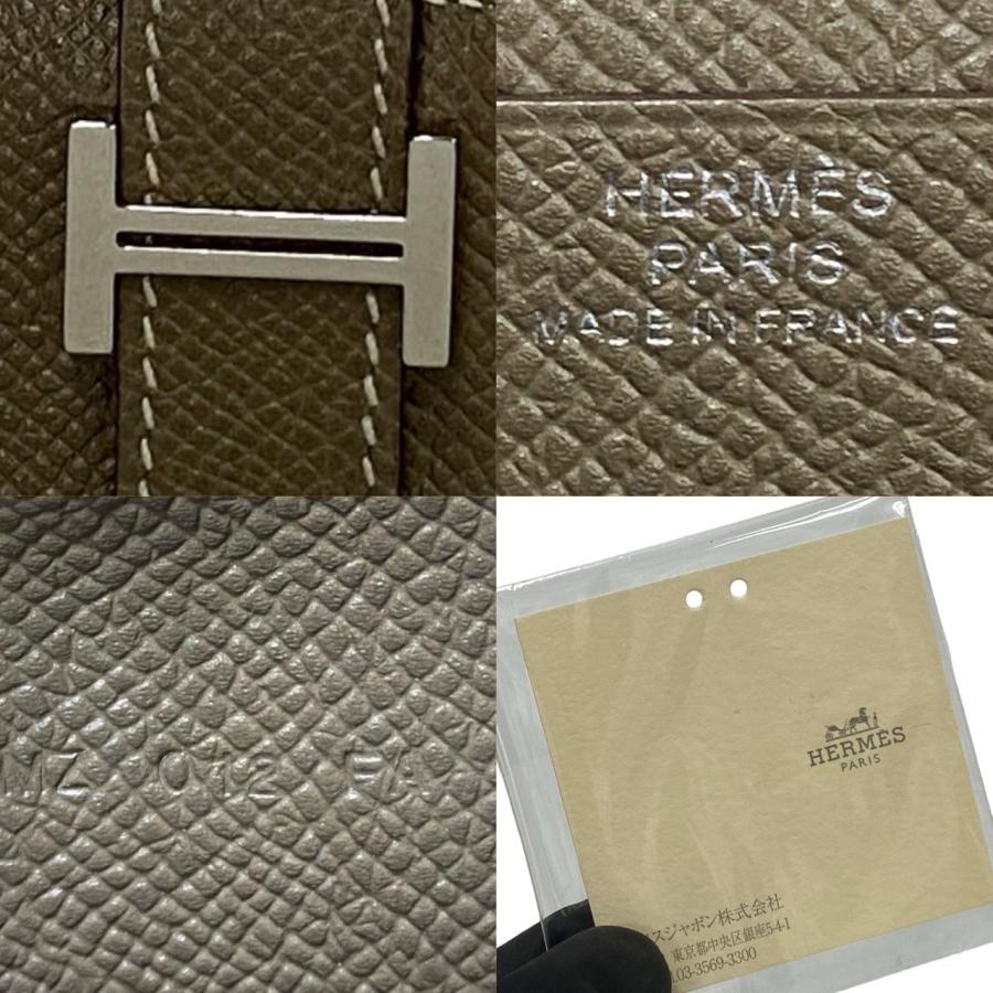 極美品★HERMES エルメス べアン スフレ エプソン Z刻印★正規品 HERMES（エルメス） 極 美品 箱付き Z 刻印 べアン スフレ ロゴ金具