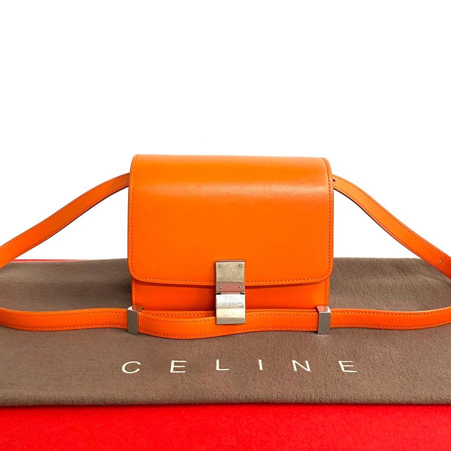 CELINE（セリーヌ） ほぼ未使用 クラシック ボックス スモール レザー 