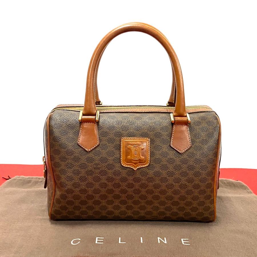 CELINE 極 美品 セリーヌ ヴィンテージ マカダム ブラゾン