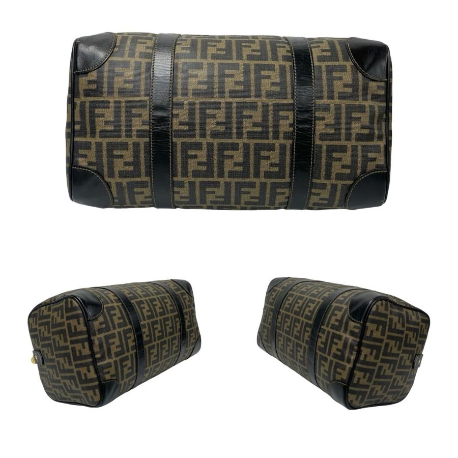 FENDI（フェンディ） 極 美品 希少品 ズッカ FF 柄 ロゴ レザー 本革