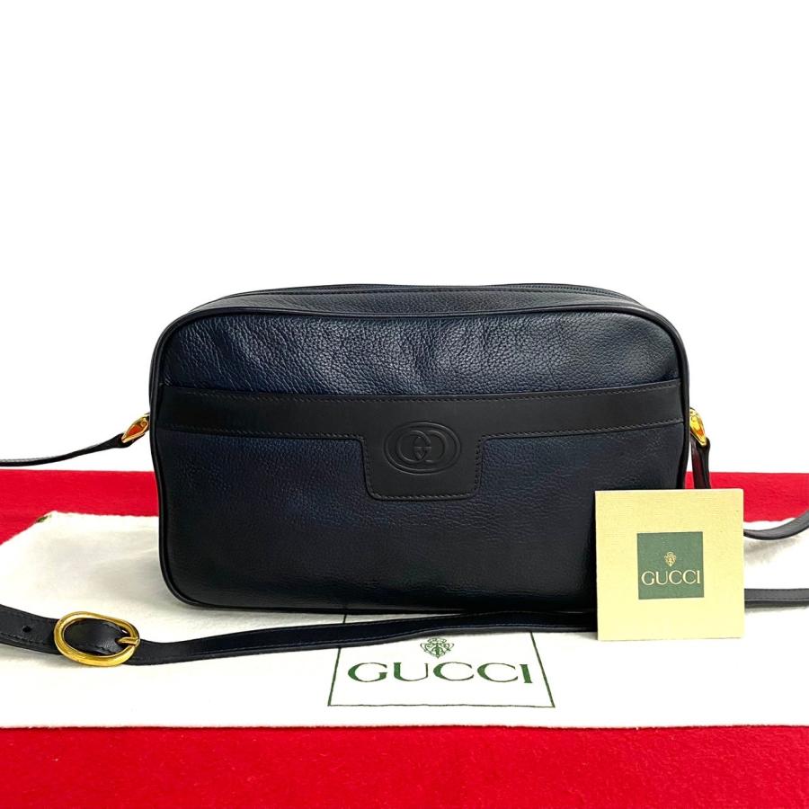 GUCCI オールドグッチ 本革 レザー ミニ ショルダーバッグ ヴィンテージ