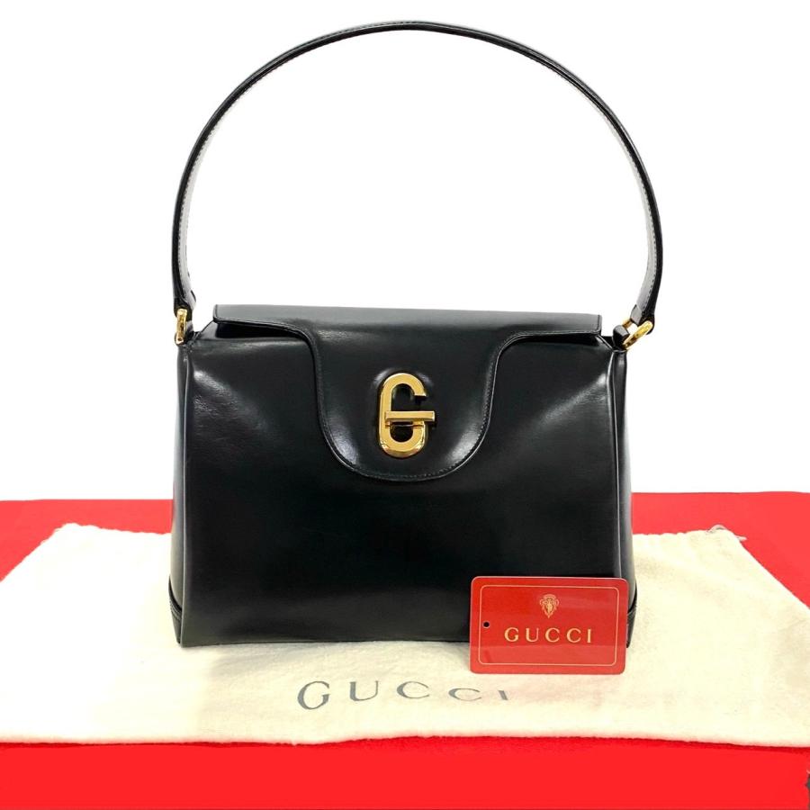 極 美品 袋付き 希少品 GUCCI グッチ ヴィンテージ オールドグッチ G 