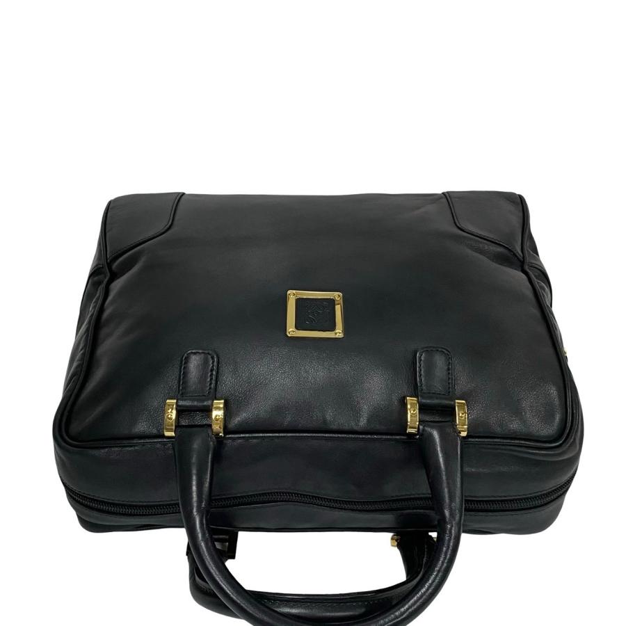 LOEWE（ロエベ） 極 美品 希少品 アナグラム ロゴ 金具 レザー 本革