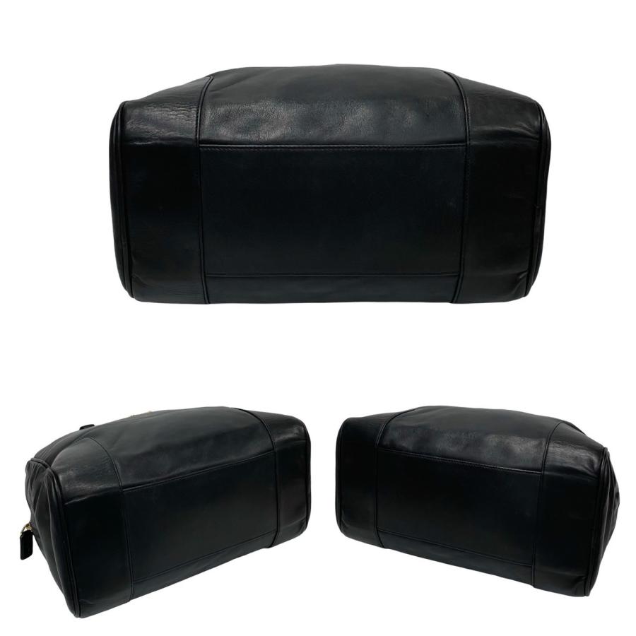 LOEWE（ロエベ） 極 美品 希少品 アナグラム ロゴ 金具 レザー 本革