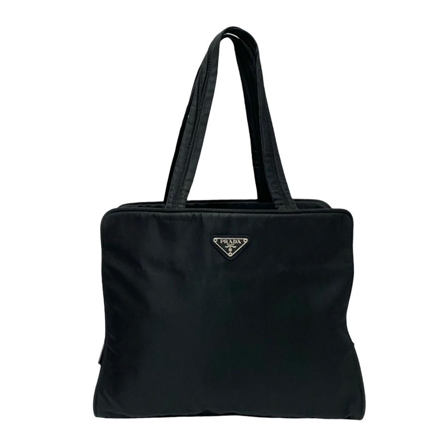 極 美品 希少品 PRADA プラダ 三角ロゴ ナイロン ミニ トートバッグ 