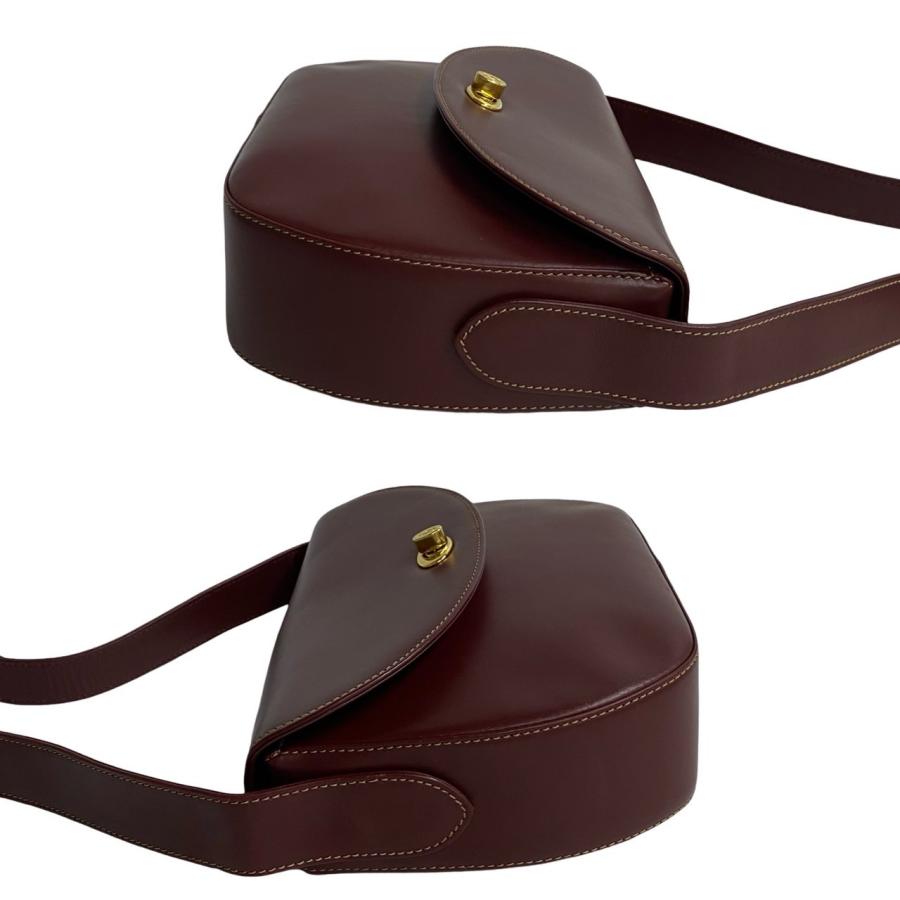 ⭐️極美品⭐️Cartier マストドゥカルティエ ショルダー　付属品付き Cartier（カルティエ） 極 美品 希少品 マストライン ロゴ 金具 レザー