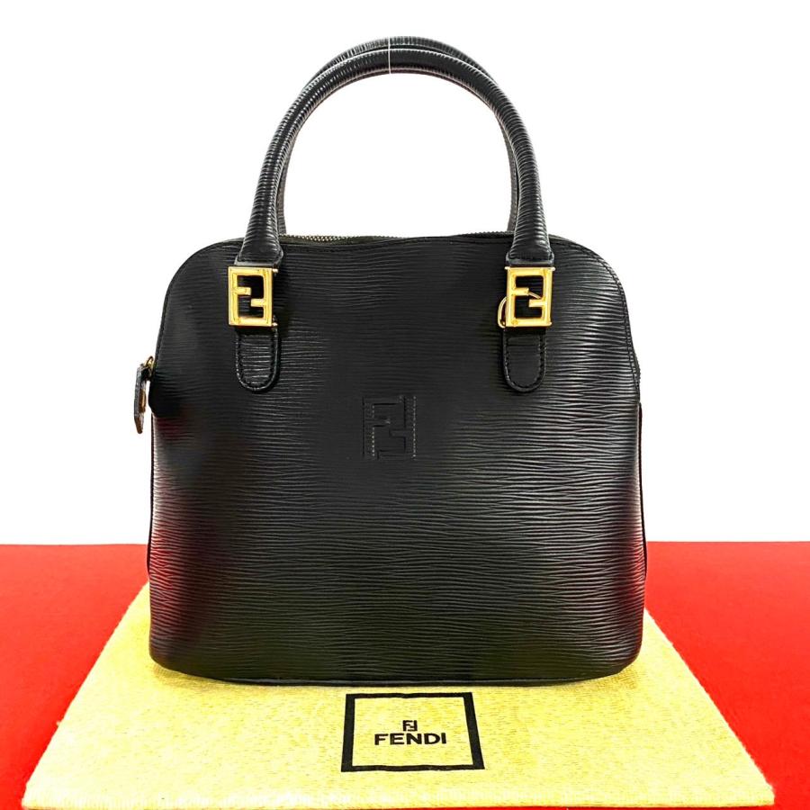 FENDI（フェンディ） 極 美品 希少品 ヴィンテージ FF ロゴ 金具 エピ