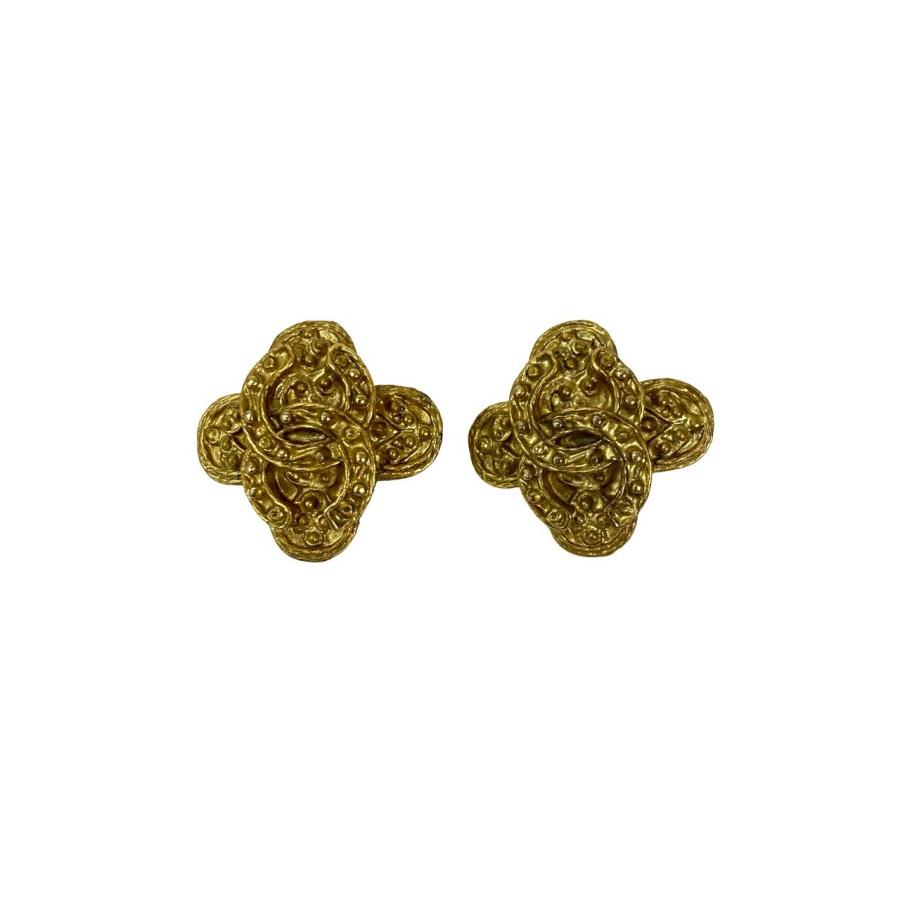 CHANEL シャネル 94A ココマーク GP イヤリング ゴールド レディース CHANEL（シャネル） 極 美品 コメあり 94A CHANEL ヴィンテージ ココ