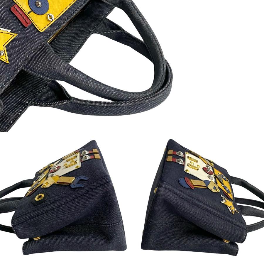 PRADA 極 美品 袋付 プラダ カナパ ロボット 三角ロゴ 金具 PRADA 極 美品 袋付 プラダ カナパ ロボット 三角ロゴ 金具