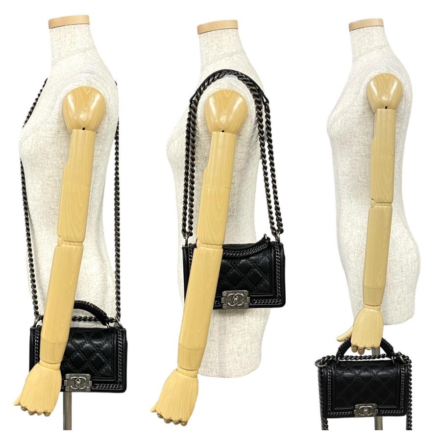 CHANEL 極 美品 シール有 21番台 ボーイシャネル レザー CHANEL 極 美品 シール有 21番台 ボーイシャネル レザー