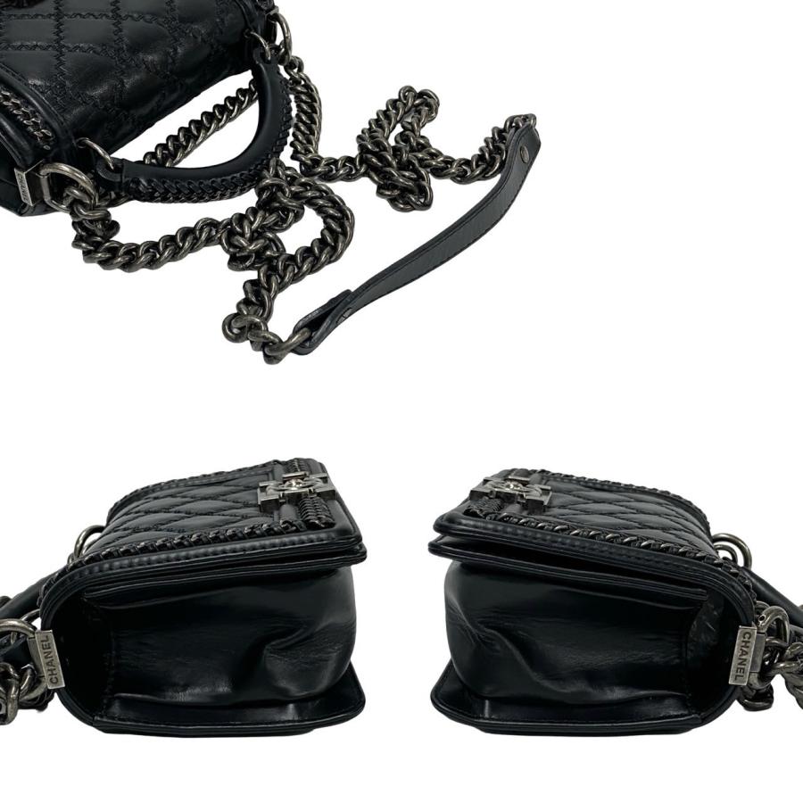 CHANEL 極 美品 シール有 21番台 ボーイシャネル レザー CHANEL 極 美品 シール有 21番台 ボーイシャネル レザー