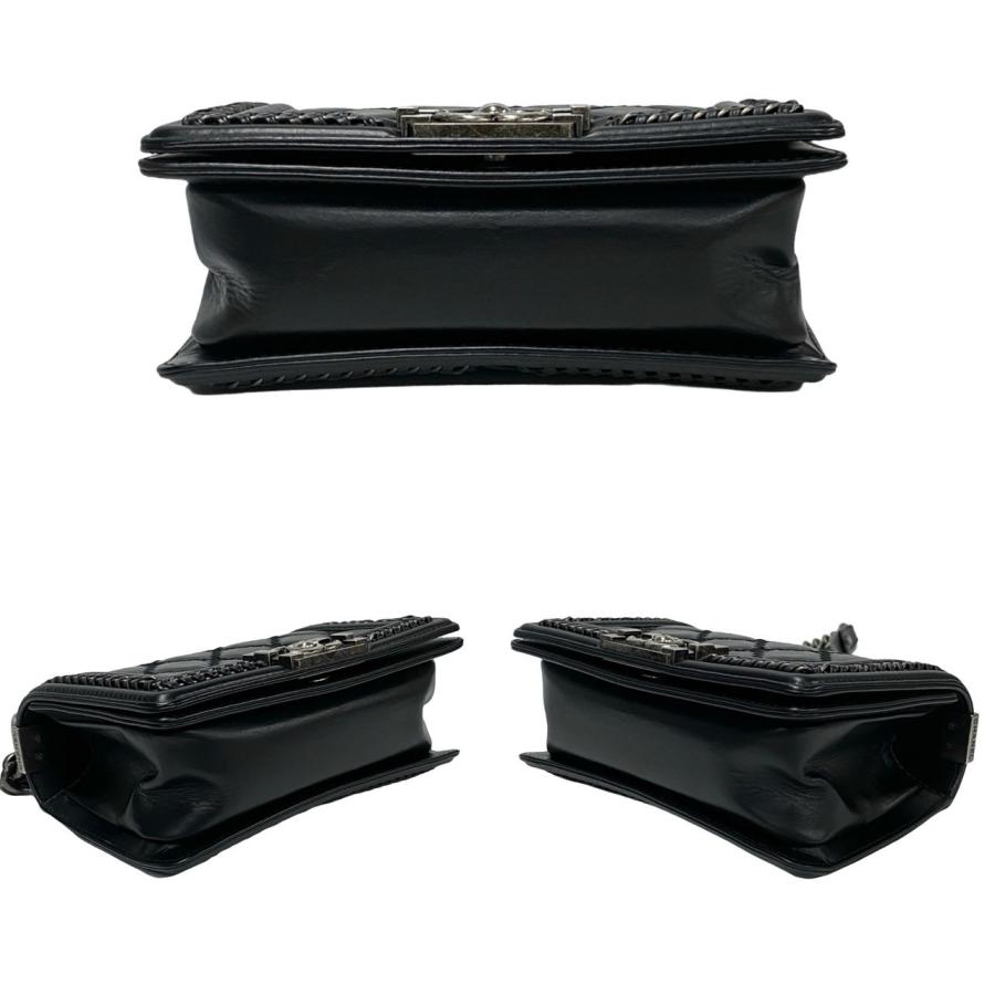 CHANEL 極 美品 シール有 21番台 ボーイシャネル レザー CHANEL 極 美品 シール有 21番台 ボーイシャネル レザー