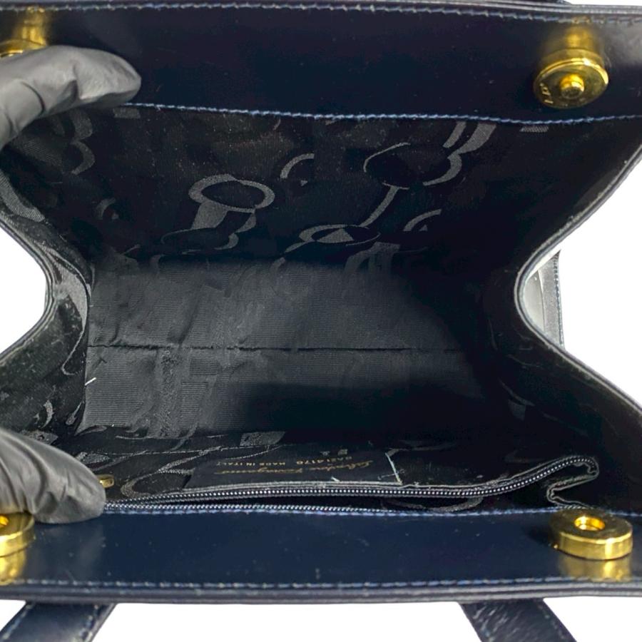 極 美品 Salvatore Ferragamo サルヴァトーレフェラガモ ヴァラ リボン