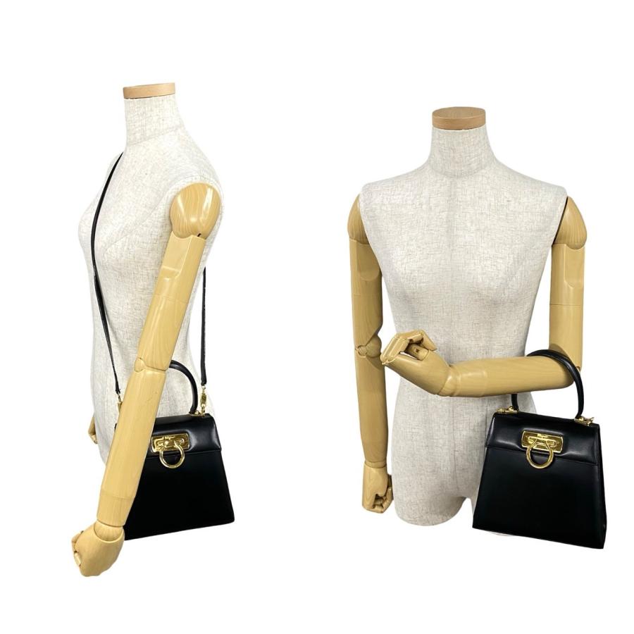 極 美品 箱 袋付 Salvatore Ferragamo サルヴァトーレフェラガモ 